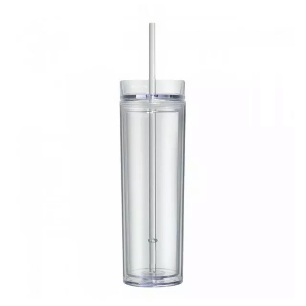 NEW Tumbler 16oz with reusable straw